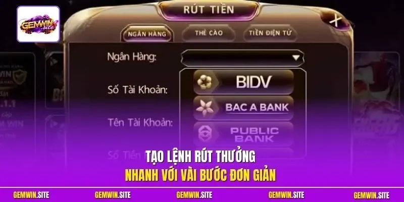 Tạo lệnh rút thưởng nhanh với vài bước đơn giản